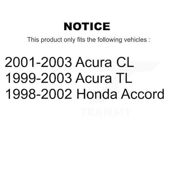 Front Suspension Control Arm And Ball Joint Assembly Kit For Honda Accord Acura TL CL